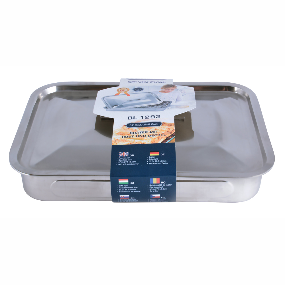 BL-1292 Baking tray with wire rack and lid – Blaumann – Cookware