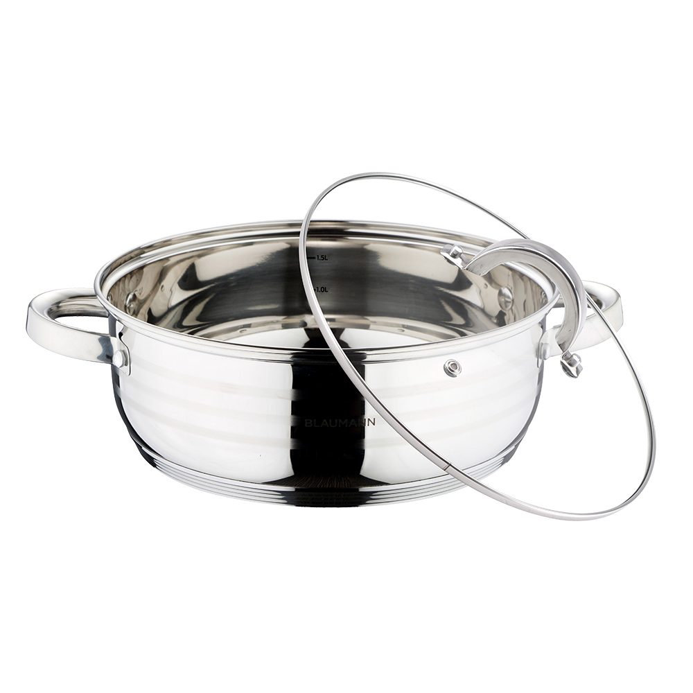 BL-1005 32cm Shallow pot with lid – Gourmet Line – Blaumann – Cookware,  Bakeware, Kitchenware