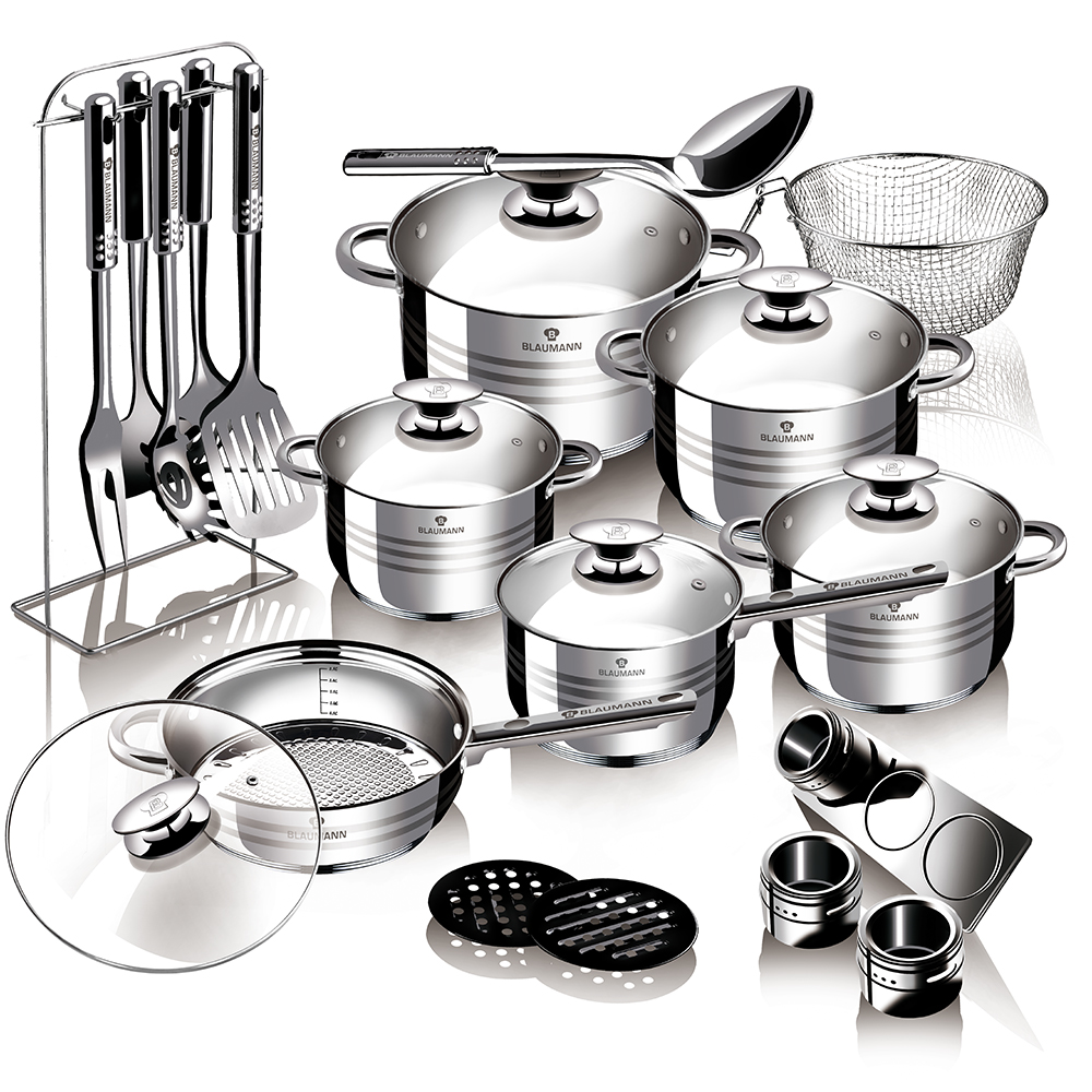 BL-3134 27pcs cookware set – Gourmet Line – Blaumann – Cookware, Bakeware,  Kitchenware
